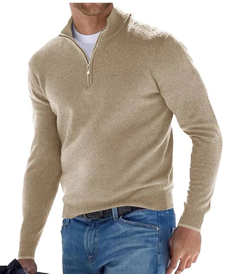 Emilio | Cashmere Knit Polo Sweater